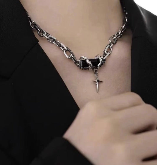 Alpha Black Diamond Pendant